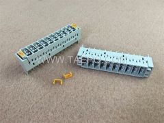 10 pairs 3-pole over-voltage protection magazine for LSA module, with GDT arrester