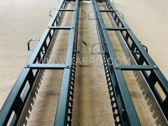 Indoor 1400 pairs Intermediate Distribution Frame (IDF), for LSA module, universal frame type, 1840(H) x 570(W) x 150(D)mm, with 1400P back mount frame, cable rings, without LSA modules