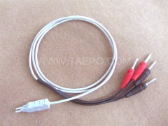 4-pole test cord, LSA test plug to banana plug, 1.5m