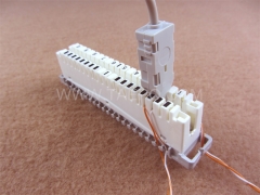 4-pole test cord, LSA test plug to banana plug, 1.5m