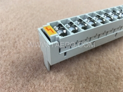 10 pairs 3-pole over-voltage protection magazine for LSA module, with GDT arrester