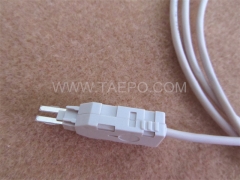 4-pole test cord, LSA test plug to banana plug, 1.5m