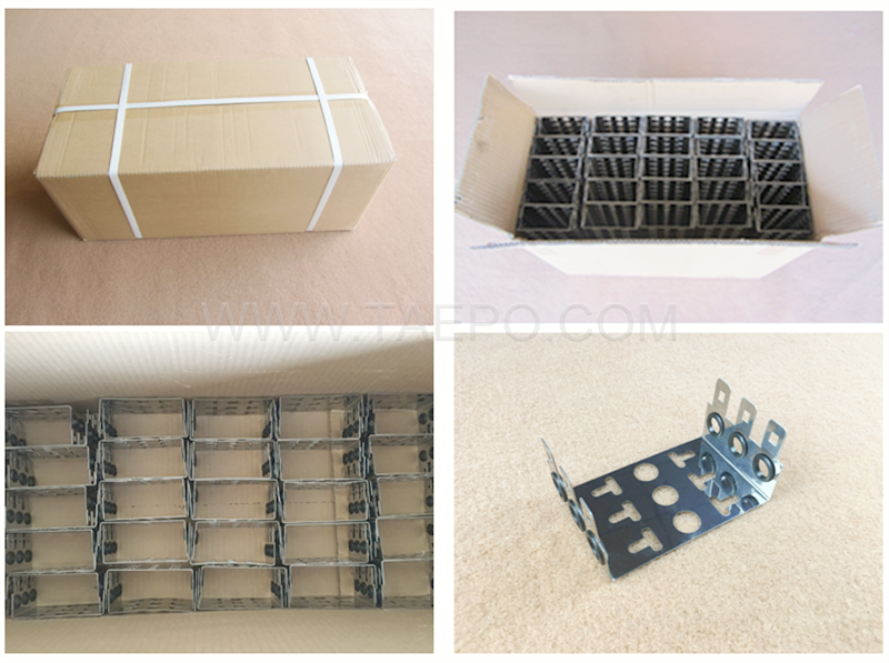 packing picture for 10 pairs LSA back mount frame, 3 ways