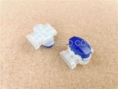 314 self-stripping electrical connector, 3-wire, AWG22-14 conductor, max insulation 3.8mm, dual pins, gel filled
