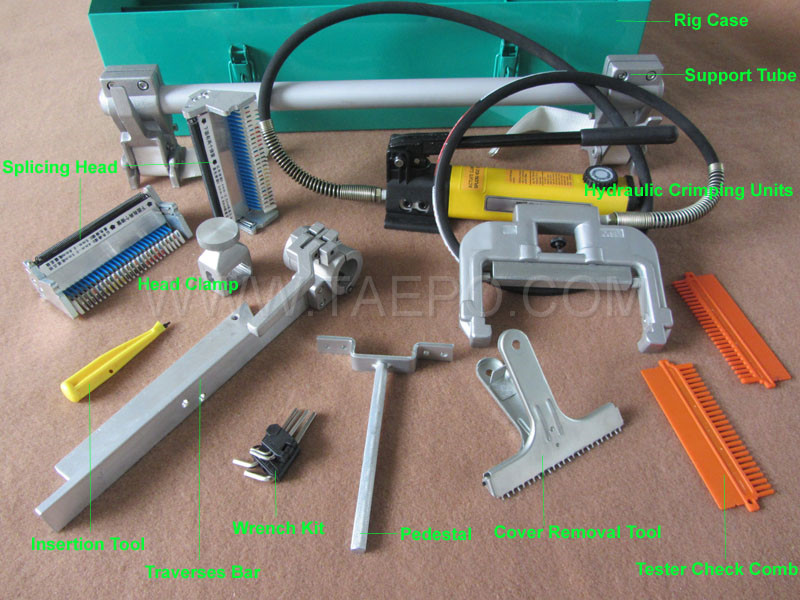 Illustration pictures for Modular splicing rigs and maintenance kits