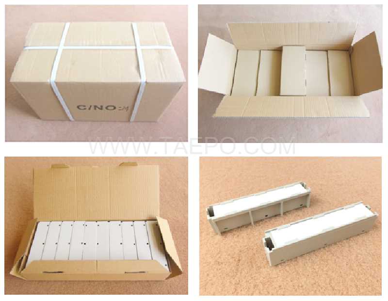 packing picture for 10 pairs module label holder for LSA back mount frame