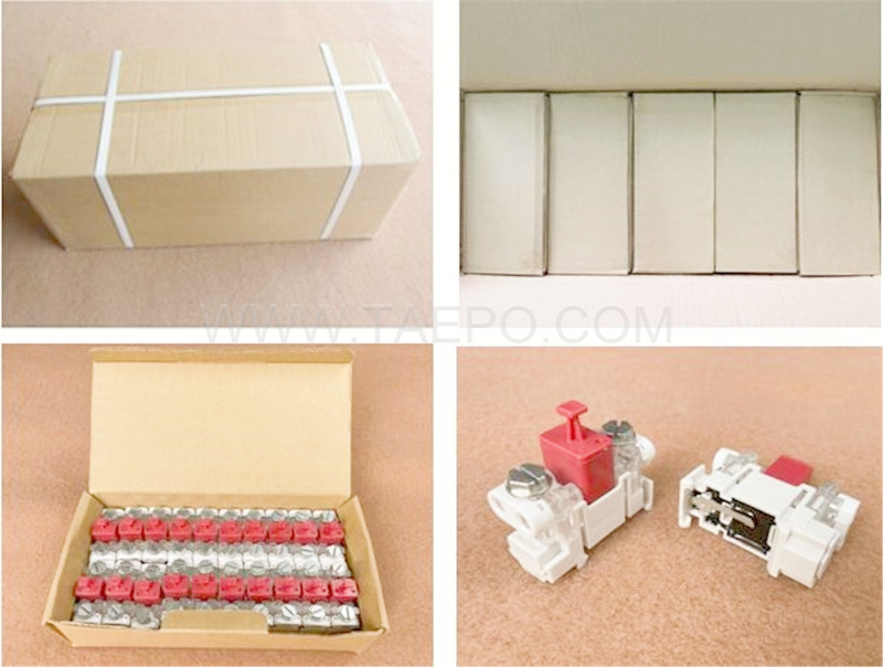 packing picture for 1 pair dropwire STB module with over-voltage protection, grease filled