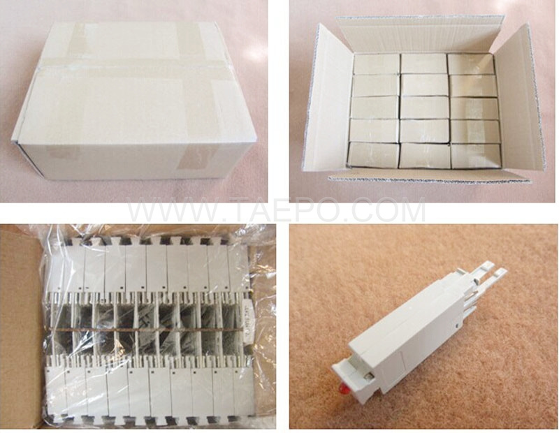 Packing pictures for 1 pair MDF protector for STG module, against over-voltage over-current protection