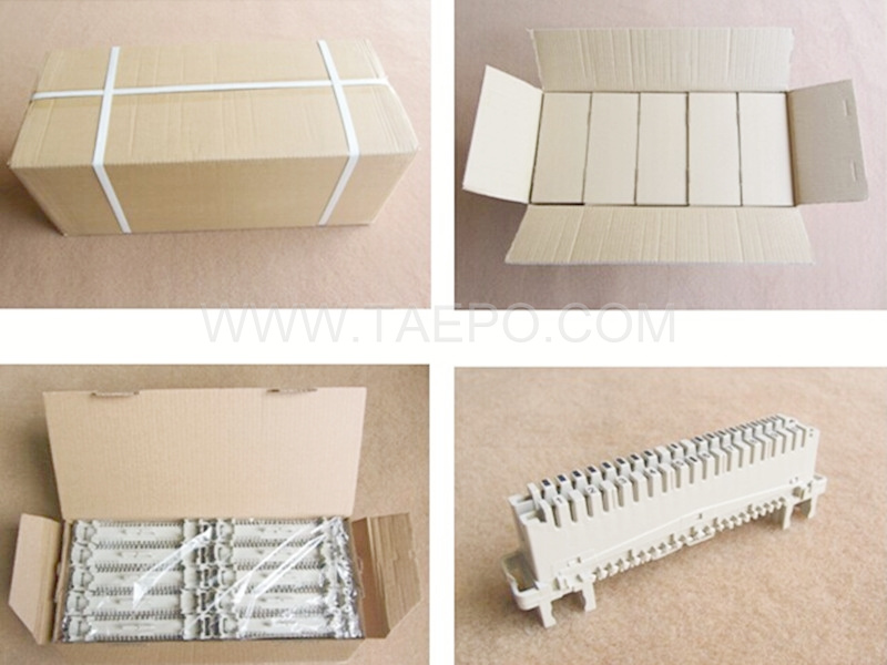 packing picture for 10 pairs LSA profile connection module 