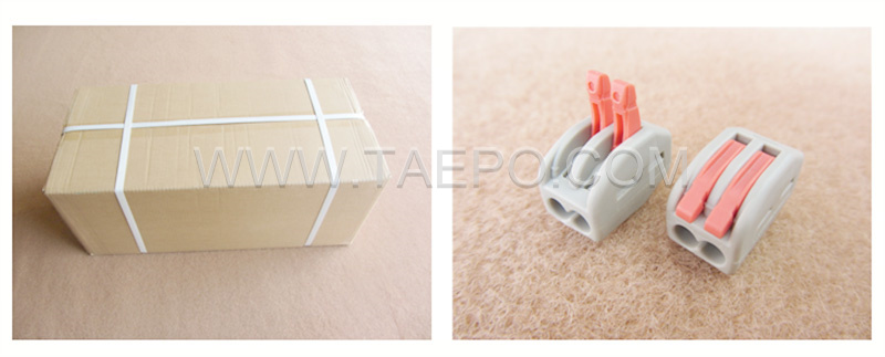 packing picture for 412 compact electrical splicing connector, 2-wire, 0.08-2.5mm2 conductor