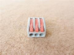 413 compact electrical splicing connector, 3-wire, 0.08-2.5mm² conductor