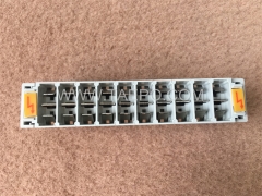 10 pairs 2-pole over-voltage protection magazine for LSA module, without GDT arrester