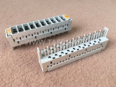 10 pairs 2-pole over-voltage protection magazine for LSA module, without GDT arrester