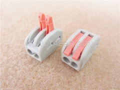 412 compact electrical splicing connector, 2-wire, 0.08-2.5mm² conductor