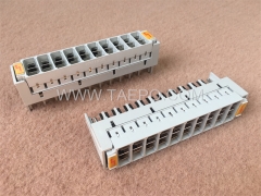 10 pairs 2-pole over-voltage protection magazine for LSA module, without GDT arrester