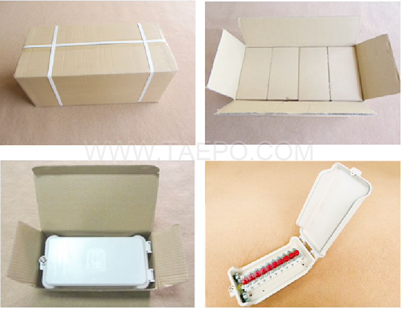 IllPacking pictures for Outdoor 10 pairs distribution point box for STB module with over-voltage protection