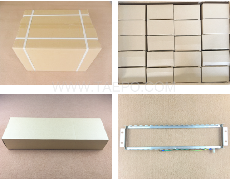 packing picture for 10 pairs LSA rack mounting frame, 20 ways, stainless steel