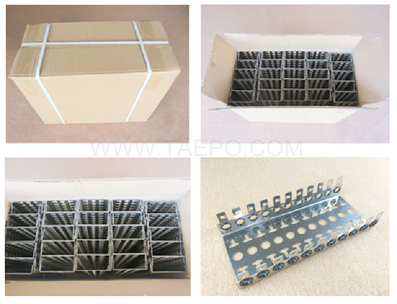 packing picture for 10 pairs LSA back mount frame, 11 ways