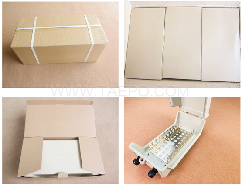 Packing pictures for Outdoor 100 pairs distribution point box for LSA module