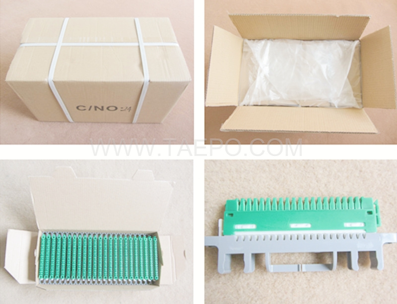 Packing picture for 10 pairs super compact profile connection module