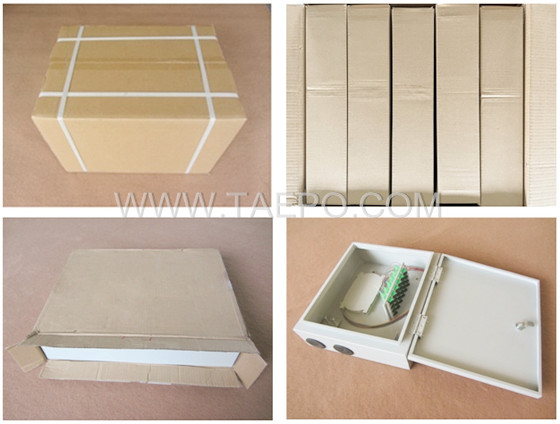 IlluPacking pictures for Fiber distribution box (FDB), outdoor, SC, 24 fibers, with replaceable patch panels, cold rolling steel housing with powder coating