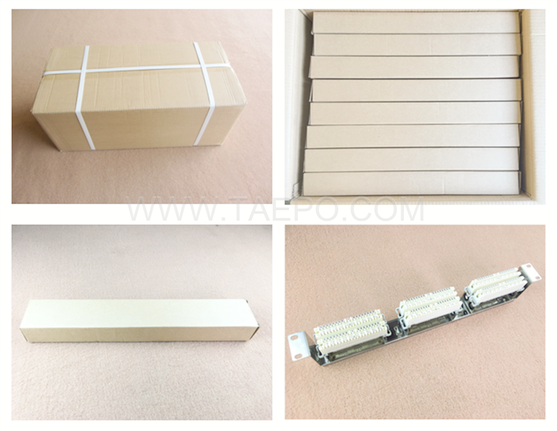 packing picture for 10 pairs LSA rack mounting frame, 6 ways, stainless steel