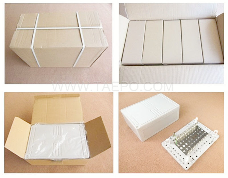 Packing pictures for Indoor 100 pairs distribution point box for LSA module