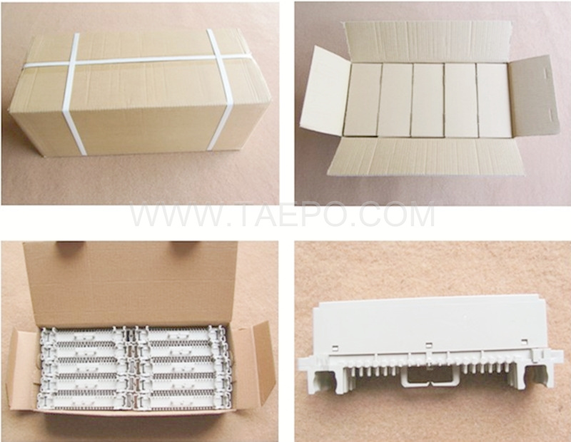 packing picture for 10 pairs module label holder for LSA profile mounting rack