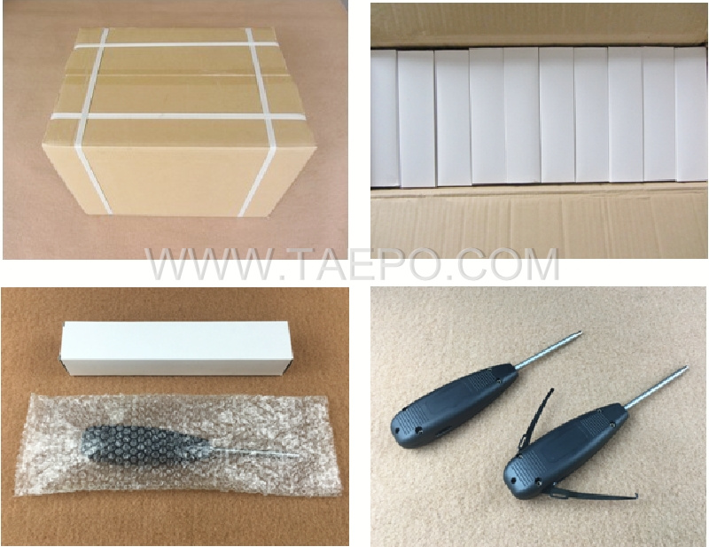 Packing pictures for Installation tool, long version