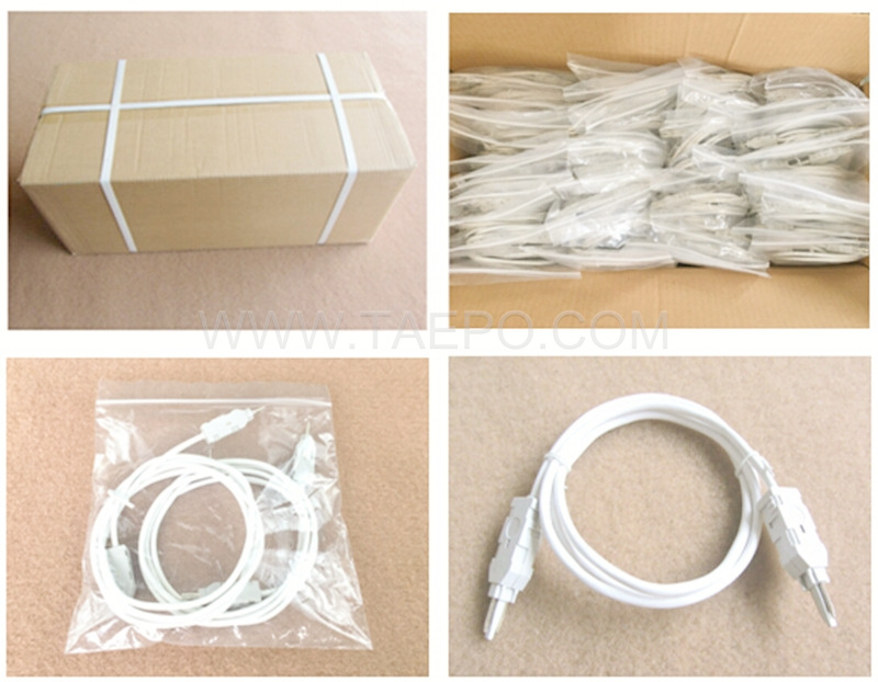 packing picture for 2-pole connection cord, LSA test plug to LSA test plug