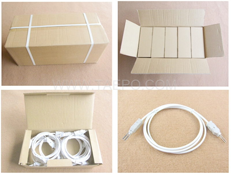 packingg picture for 4-pole connection cord, LSA test plug to LSA test plug , 1.5m