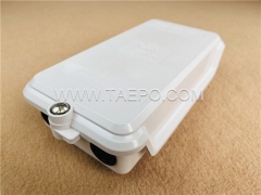 Outdoor 10 pairs distribution point box for STB module, 270x145x81mm, screw locking, plastic housing, with STB module without protection