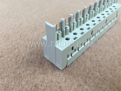 10 pairs 3-pole over-voltage protection magazine for LSA module, without GDT arrester