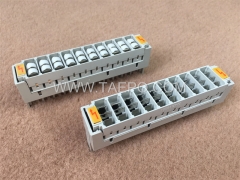 10 pairs 2-pole over-voltage protection magazine for LSA module, with GDT arrester