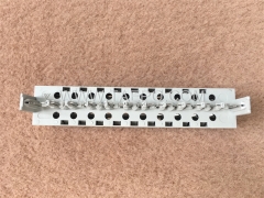 10 pairs 2-pole over-voltage protection magazine for LSA module, with GDT arrester