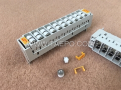 10 pairs 2-pole over-voltage protection magazine for LSA module, with GDT arrester