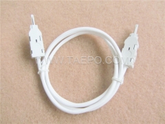 2-pole connection cord, LSA test plug to LSA test plug