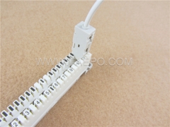 2-pole connection cord, LSA test plug to LSA test plug