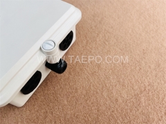 Outdoor 10 pairs distribution point box for STB module, 195x191x81mm, key locking, plastic housing, with STB module with over-voltage protection