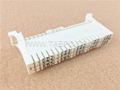 10 pairs disconnection module with wire guide, with earth bar