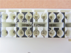 10 pairs disconnection module with wire guide, with earth bar