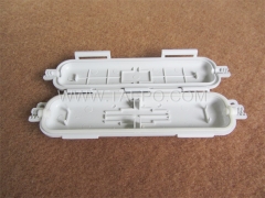 Drop cable splice box, outdoor, 160x47x17mm, SC, 1 inlet 1 oulet, without adapter