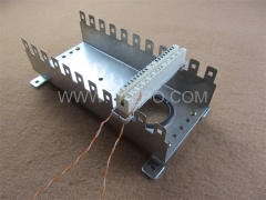 10 pairs LSA back mount frame, 11 ways, narrow bays cable heads 80