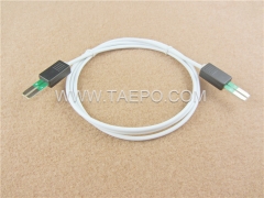 2-pole HW connection cord, test plug to test plug, 1.5m