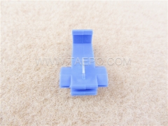 560 run & tap connector, 2-wire, AWG18-14 conductor, single pin, blue