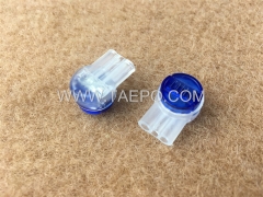 UR2 butt connector, 3-wire, 0.4-0.9mm conductor, max insulation 2.08mm, dual pins, gel filled