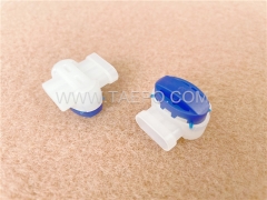 314 self-stripping electrical connector, 3-wire, AWG22-14 conductor, max insulation 3.8mm, dual pins, gel filled