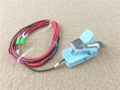 2-pole test cord for splicing module, test plug to screw terminal
