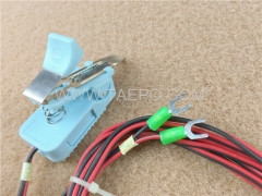 2-pole test cord for splicing module, test plug to screw terminal
