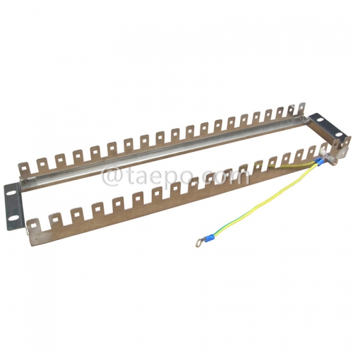 10 pairs LSA rack mounting frame, 20 ways, stainless steel